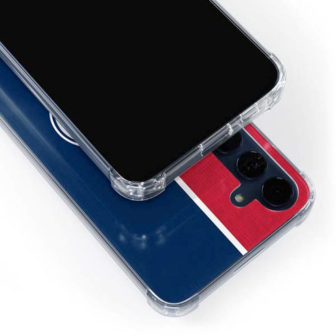 MLB Cleveland Guardians Split Galaxy A55 5G Clear Case