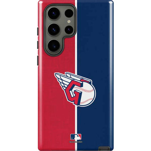 MLB Cleveland Guardians Split Galaxy S23 Ultra Pro Case