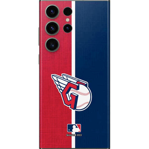 MLB Cleveland Guardians Split Galaxy Skins