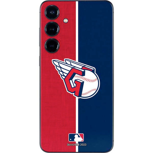 MLB Cleveland Guardians Split Galaxy S24 Plus Skin