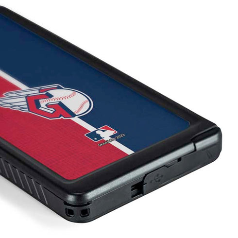 MLB Cleveland Guardians Split Galaxy S24 Ultra Waterproof Case