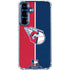 MLB Cleveland Guardians Split Galaxy S25 FE Clear Case