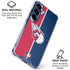 MLB Cleveland Guardians Split Galaxy S25 FE Clear Case