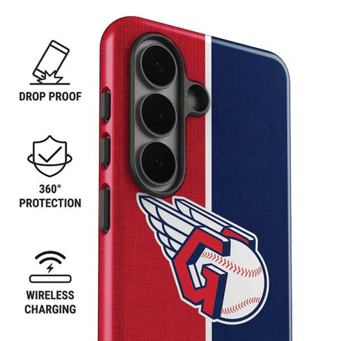 MLB Cleveland Guardians Split Galaxy S26 Impact Case