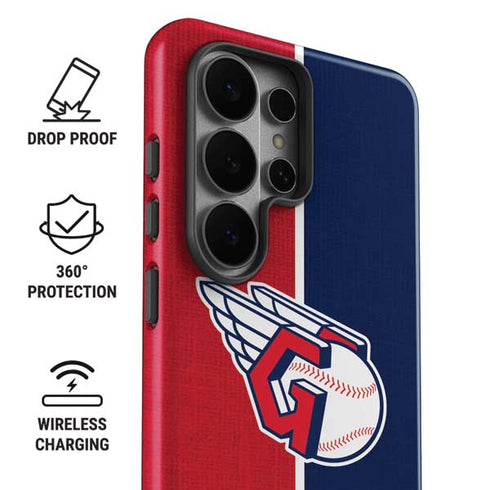 MLB Cleveland Guardians Split Galaxy S26 Ultra Impact Case