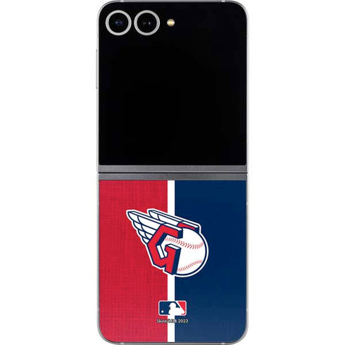 MLB Cleveland Guardians Split Galaxy Z Flip6 Skin