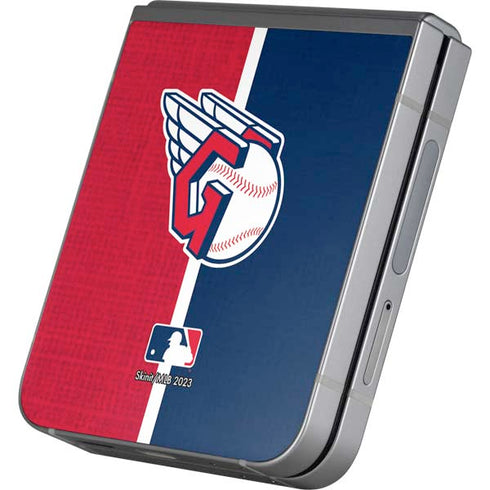 MLB Cleveland Guardians Split Galaxy Z Flip6 Skin