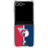 MLB Cleveland Guardians Split Galaxy Z Flip7 Clear Case