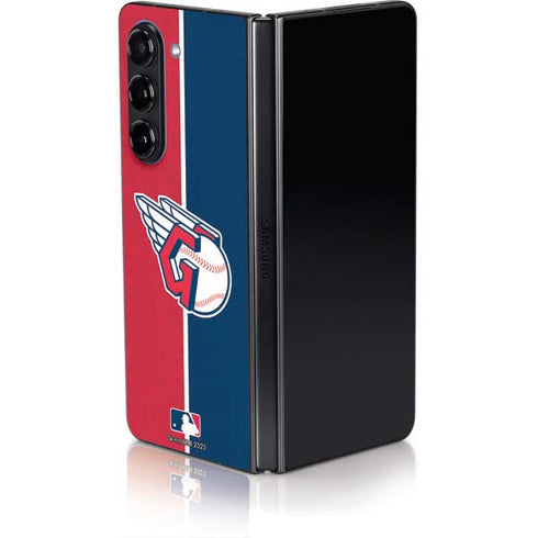 MLB Cleveland Guardians Split Galaxy Z Fold5 5G Skin