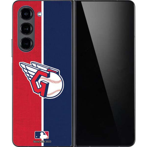 MLB Cleveland Guardians Split Galaxy Z Fold5 5G Skin