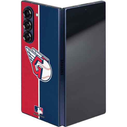 MLB Cleveland Guardians Split Galaxy Z Fold6 Skin