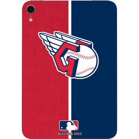 MLB Cleveland Guardians Split Apple iPad Mini Skin