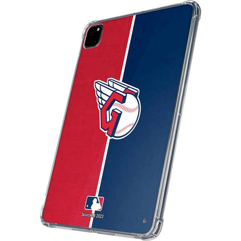 MLB Cleveland Guardians Split iPad Pro 11in (2024) Clear Case