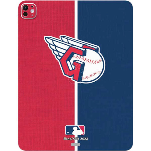 MLB Cleveland Guardians Split iPad Pro 13in M4 (2024) Skin