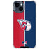 MLB Cleveland Guardians Split iPhone 15 Clear Case