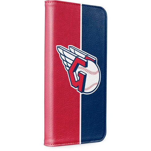 MLB Cleveland Guardians Split iPhone 15 Pro Folio Case