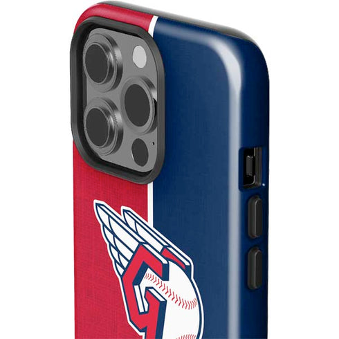 MLB Cleveland Guardians Split iPhone 15 Pro Impact Case