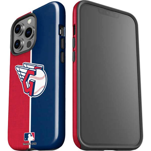 MLB Cleveland Guardians Split iPhone 15 Pro Impact Case