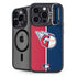 MLB Cleveland Guardians Split iPhone 15 Pro Max Kickstand Case