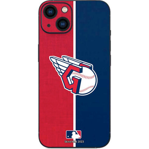 MLB Cleveland Guardians Split iPhone 15 Skin