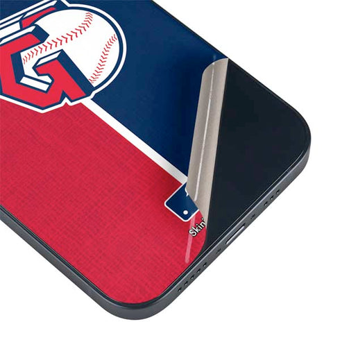 MLB Cleveland Guardians Split iPhone 15 Skin