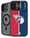 MLB Cleveland Guardians Split iPhone 16 Plus Kickstand Case
