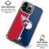 MLB Cleveland Guardians Split iPhone 16 Pro Clear Case
