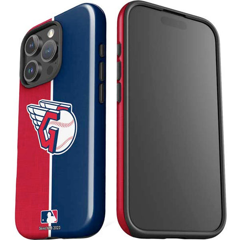 MLB Cleveland Guardians Split iPhone 16 Pro Impact Case