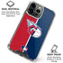 MLB Cleveland Guardians Split iPhone 16 Pro Max Clear Case
