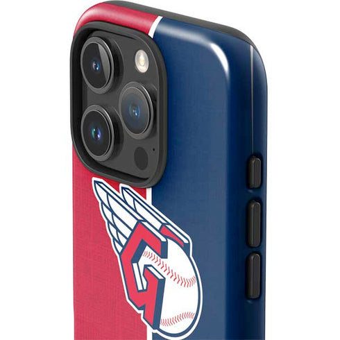 MLB Cleveland Guardians Split iPhone 16 Pro Max Impact Case