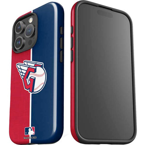 MLB Cleveland Guardians Split iPhone 16 Pro Max Impact Case