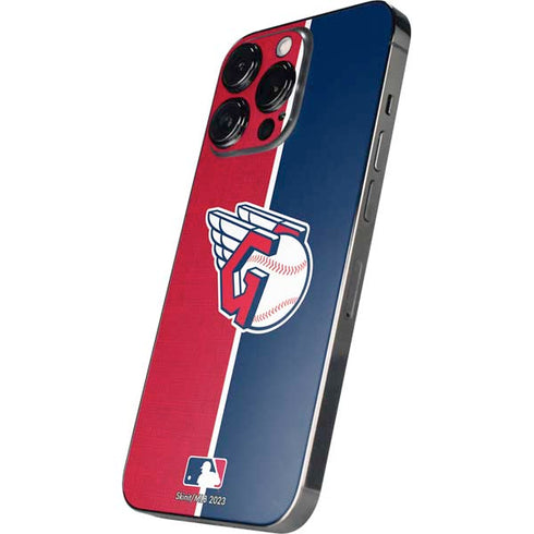 MLB Cleveland Guardians Split iPhone 16 Pro Max Skin
