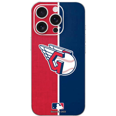 MLB Cleveland Guardians Split iPhone 16 Pro Skin