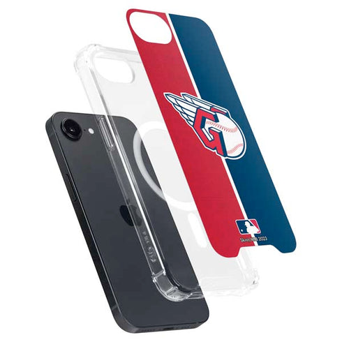 MLB Cleveland Guardians Split iPhone 16e MagSafe Case