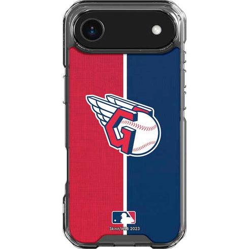 MLB Cleveland Guardians Split iPhone 17 Air Clear Case