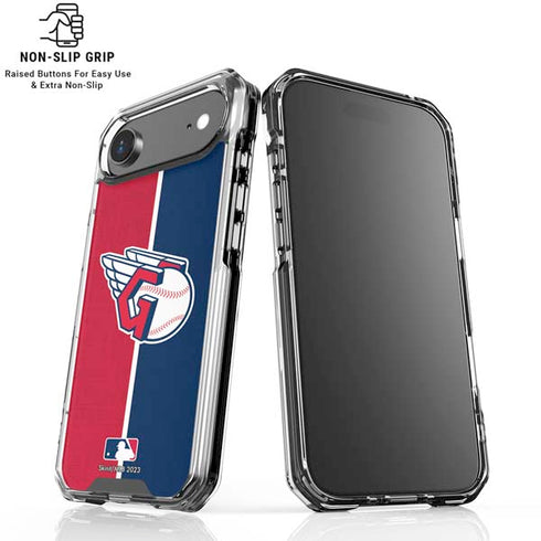 MLB Cleveland Guardians Split iPhone 17 Air Clear Case