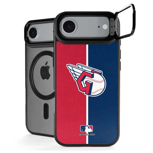 MLB Cleveland Guardians Split iPhone 17 Air Kickstand Case