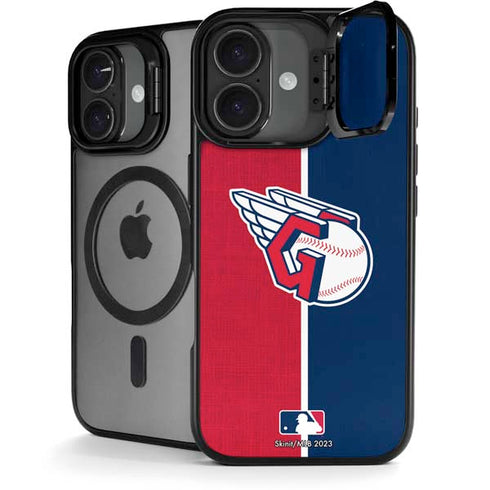 MLB Cleveland Guardians Split iPhone 17 Kickstand Case
