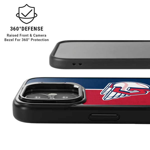 MLB Cleveland Guardians Split iPhone 17 Kickstand Case