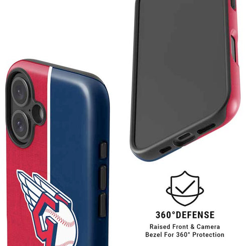 MLB Cleveland Guardians Split iPhone 17 Magsafe Impact Case