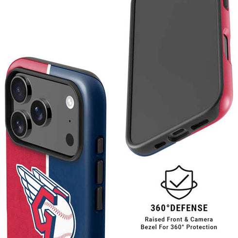 MLB Cleveland Guardians Split iPhone 17 Pro Magsafe Impact Case