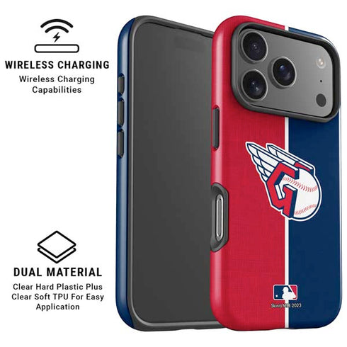 MLB Cleveland Guardians Split iPhone 17 Pro Magsafe Impact Case