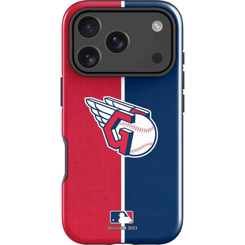 MLB Cleveland Guardians Split iPhone 17 Pro Max Impact Case