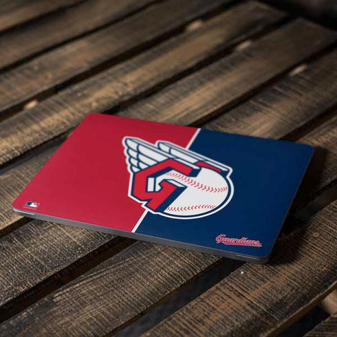 MLB Cleveland Guardians Split Apple MacBook Air Skin