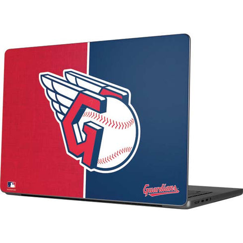 MLB Cleveland Guardians Split Apple MacBook Pro 14-inch Skin