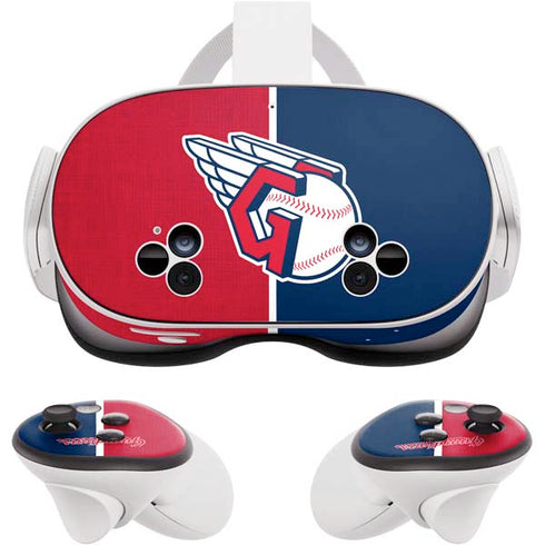 MLB Cleveland Guardians Split Meta Quest 3S Skin