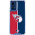 MLB Cleveland Guardians Split Moto G Play 4G (2024) Clear Case