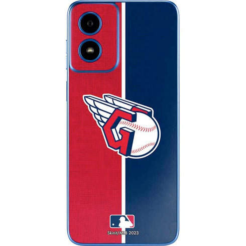 MLB Cleveland Guardians Split Moto G Play 4G (2024) Skin