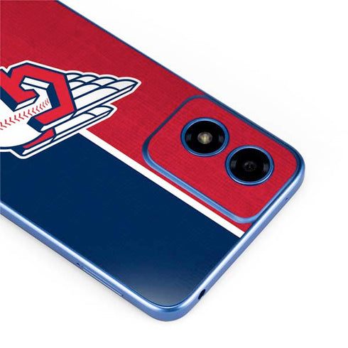 MLB Cleveland Guardians Split Moto G Play 4G (2024) Skin