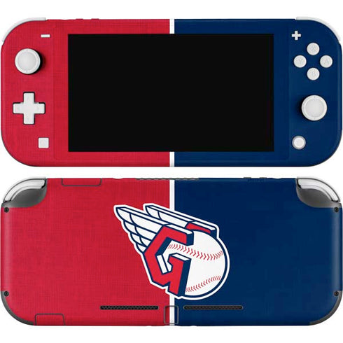 MLB Cleveland Guardians Split Nintendo Switch Lite Skin